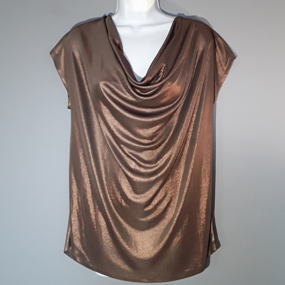 Supertrash Tarcy Metallic Bronze Top, L